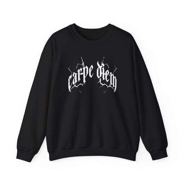 Joe Bartolozzi Carpe Diem Wall Flag Unisex Heavy Blend™ Crewneck Sweatshirt